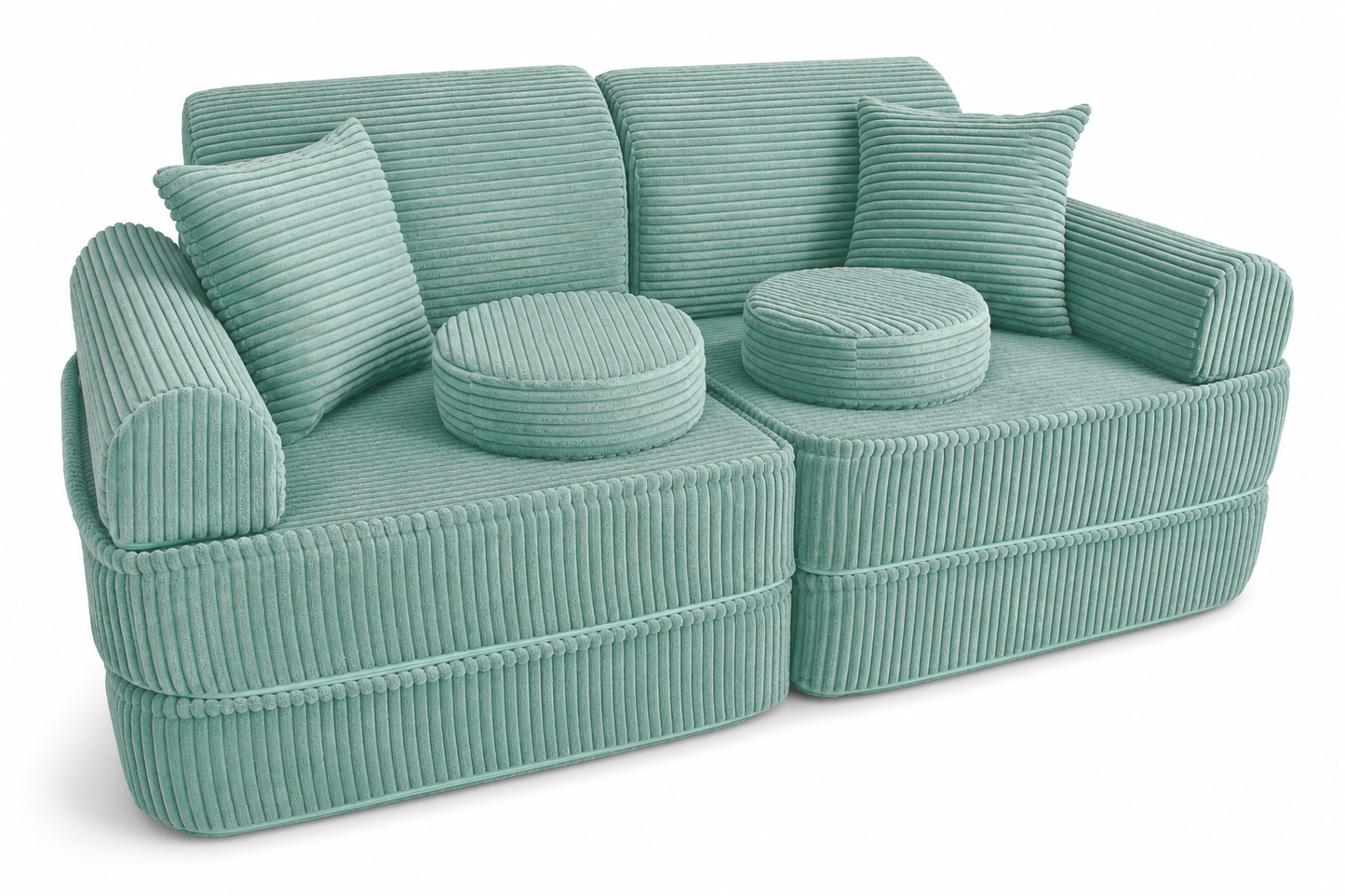 Spielsofa mit CORD-Bezug – 120 × 60 cm max