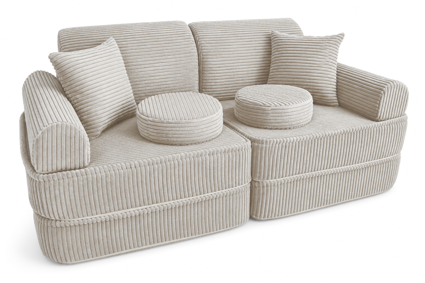 Spielsofa mit CORD-Bezug – 120 × 60 cm max